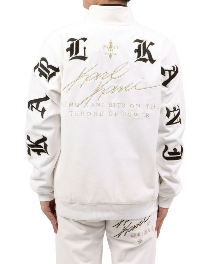 ホワイト：173cm63kg(Lサイズ着用)