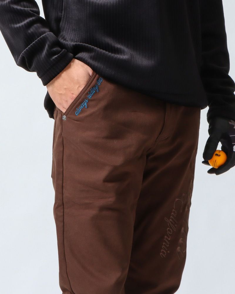 ダークブラウン：180cm/70kg(Lサイズ着用)