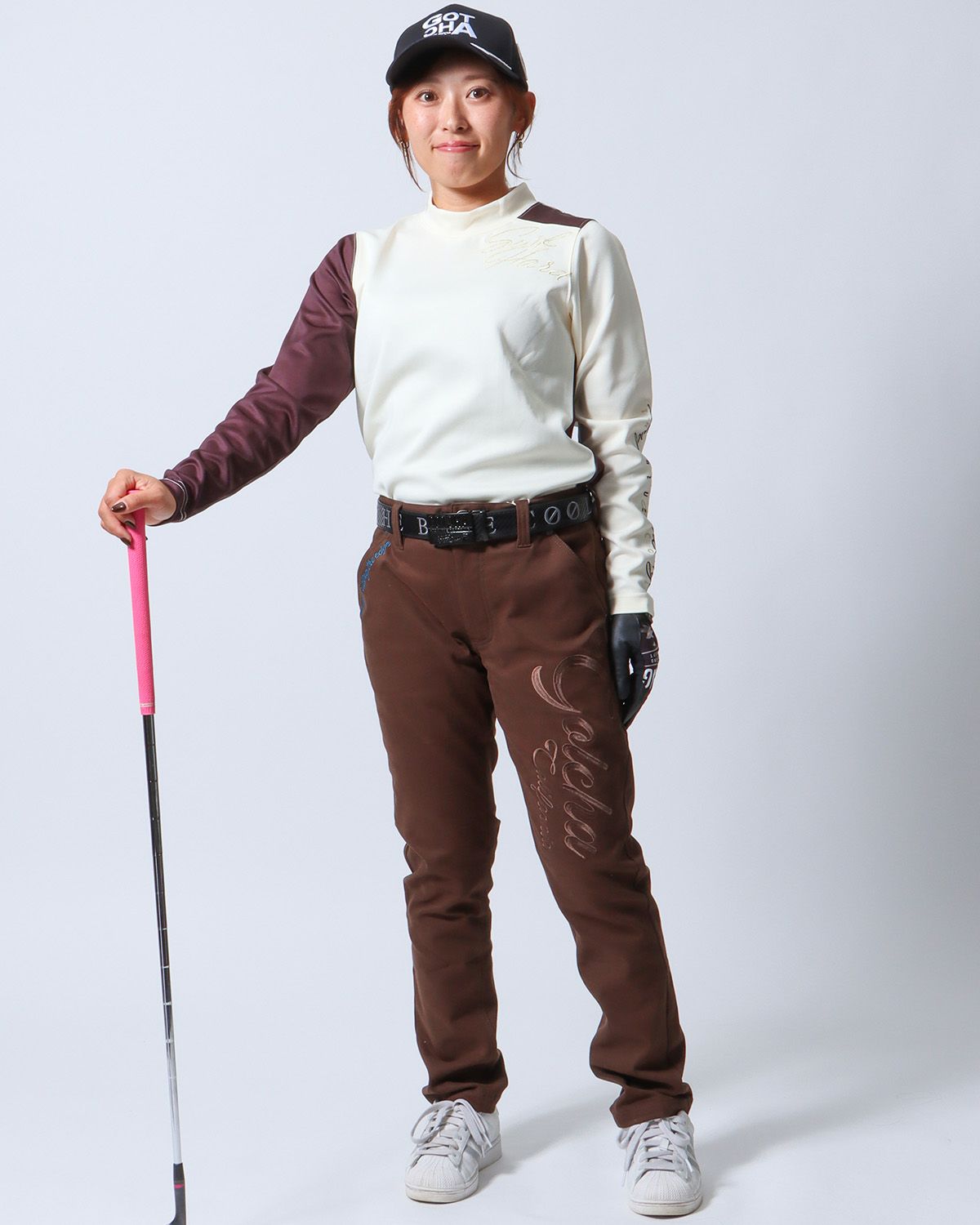 ダークブラウン：154cm(XＳサイズ着用)