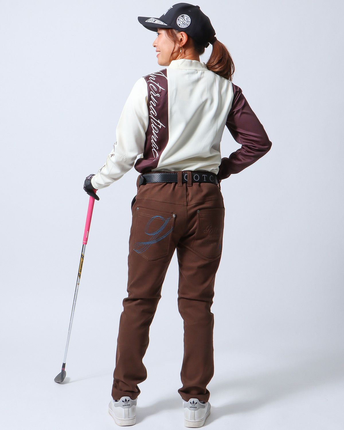 ダークブラウン：154cm(XＳサイズ着用)