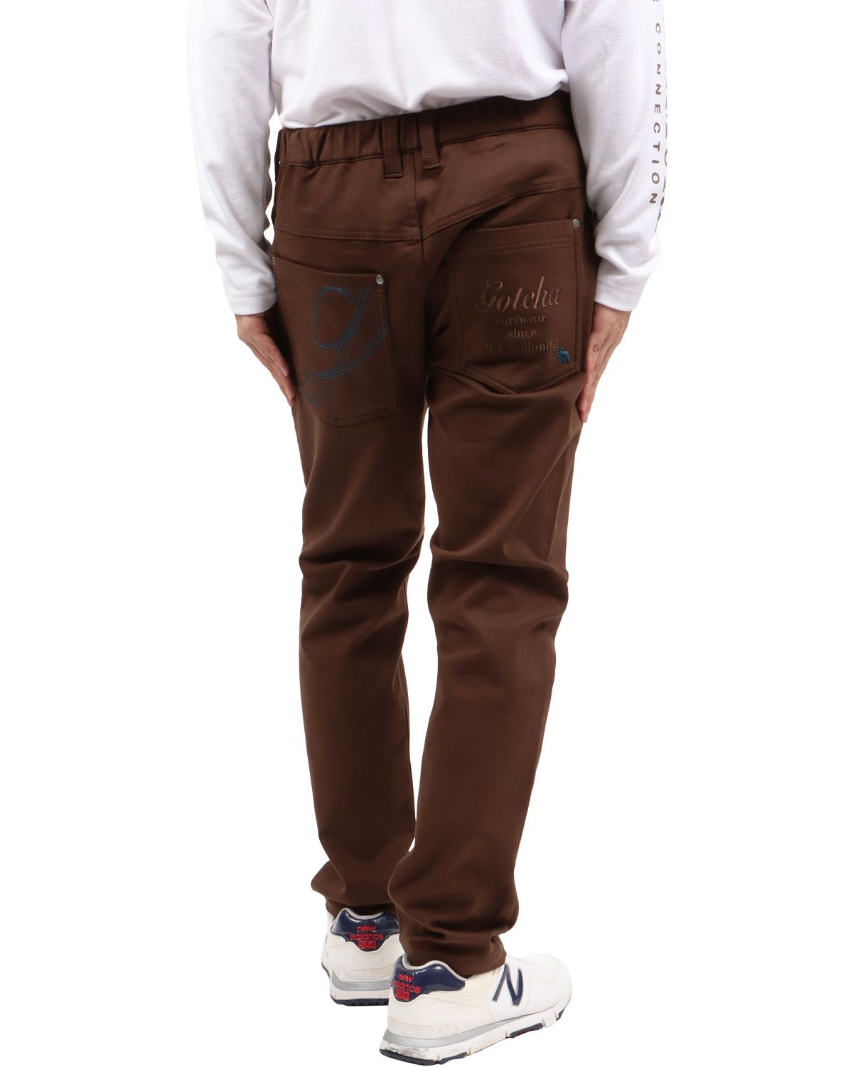 ダークブラウン：173cm63kg(Lサイズ着用)