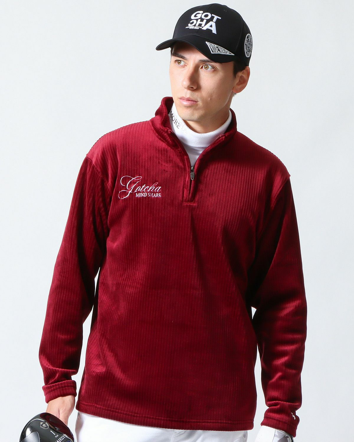 ダークレッド：180cm/70kg(Lサイズ着用)