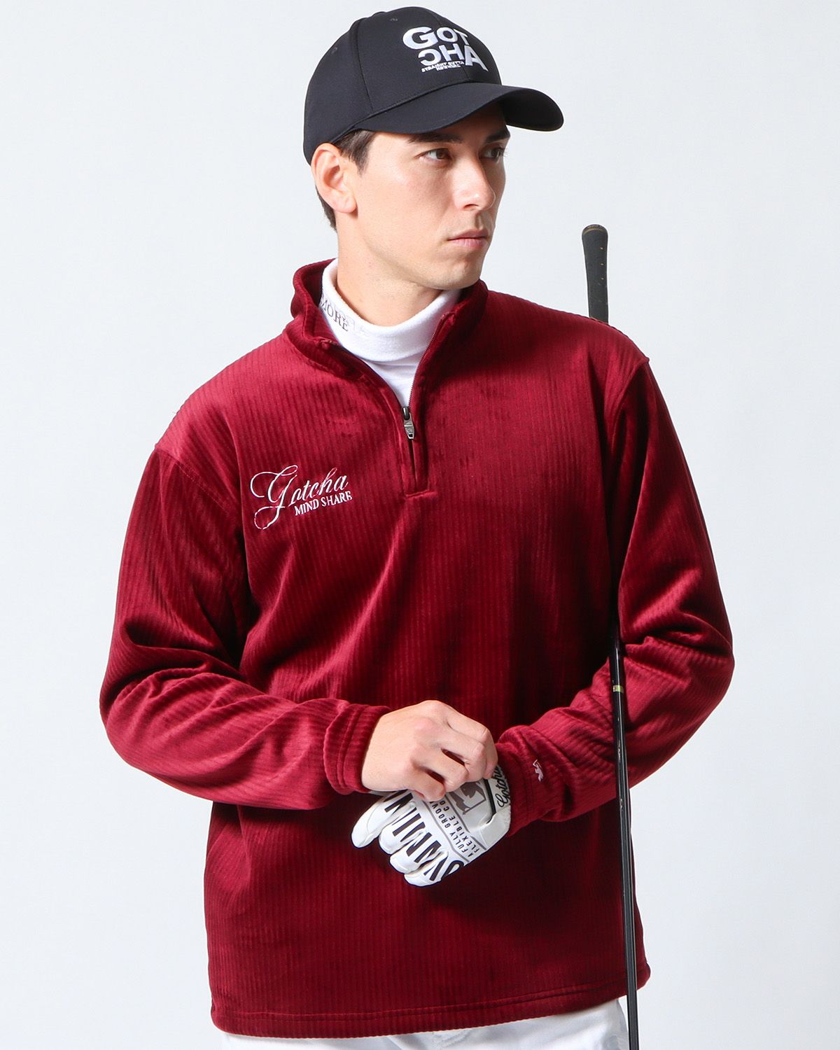 ダークレッド：180cm/70kg(Lサイズ着用)