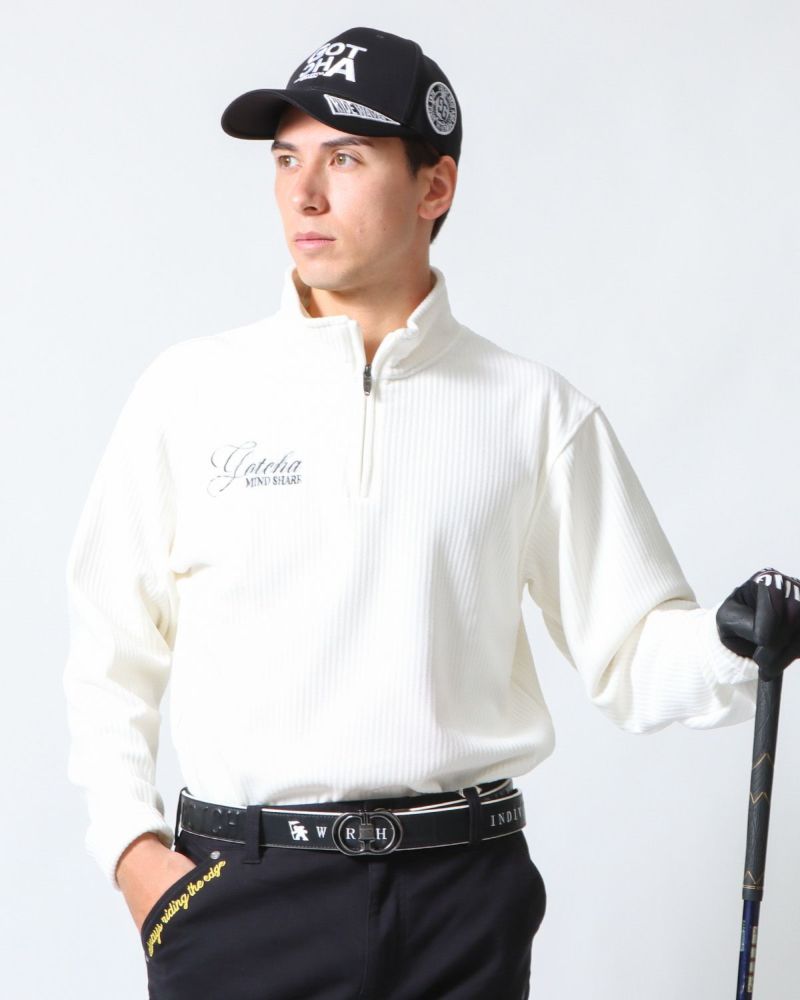 オフホワイト：180cm/70kg(Lサイズ着用)