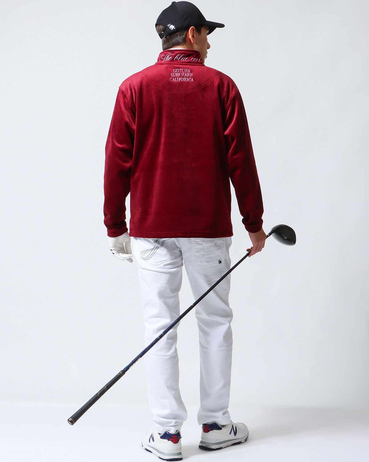 ダークレッド：180cm/70kg(Lサイズ着用)