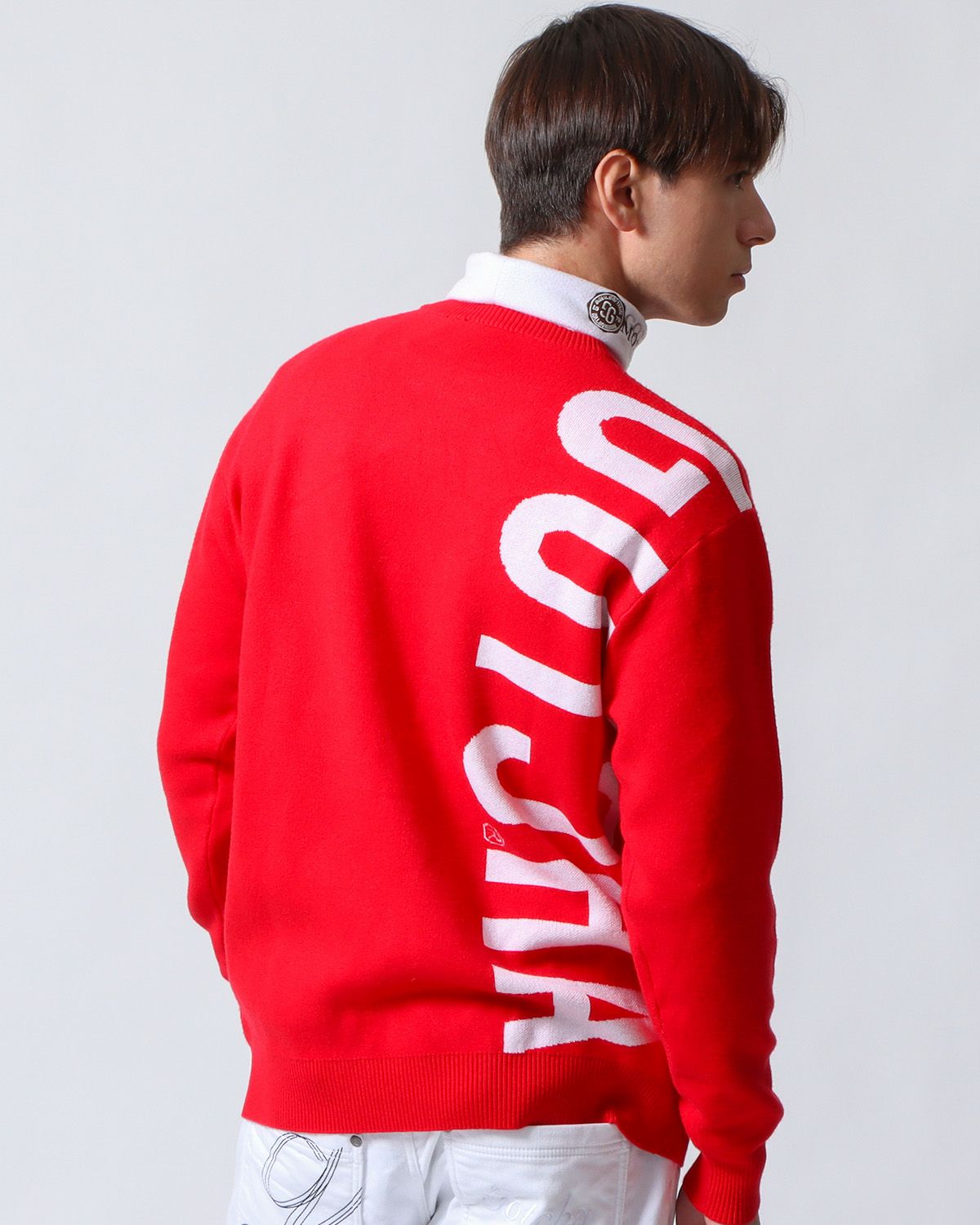 レッド：180cm/70kg(Lサイズ着用)