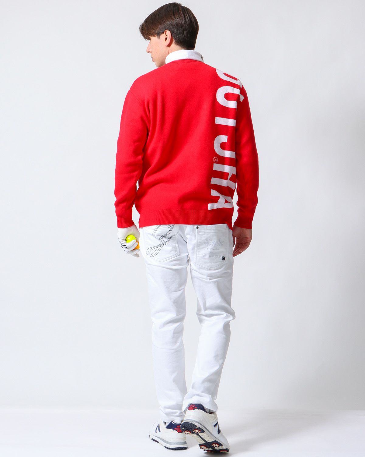 レッド：180cm/70kg(Lサイズ着用)