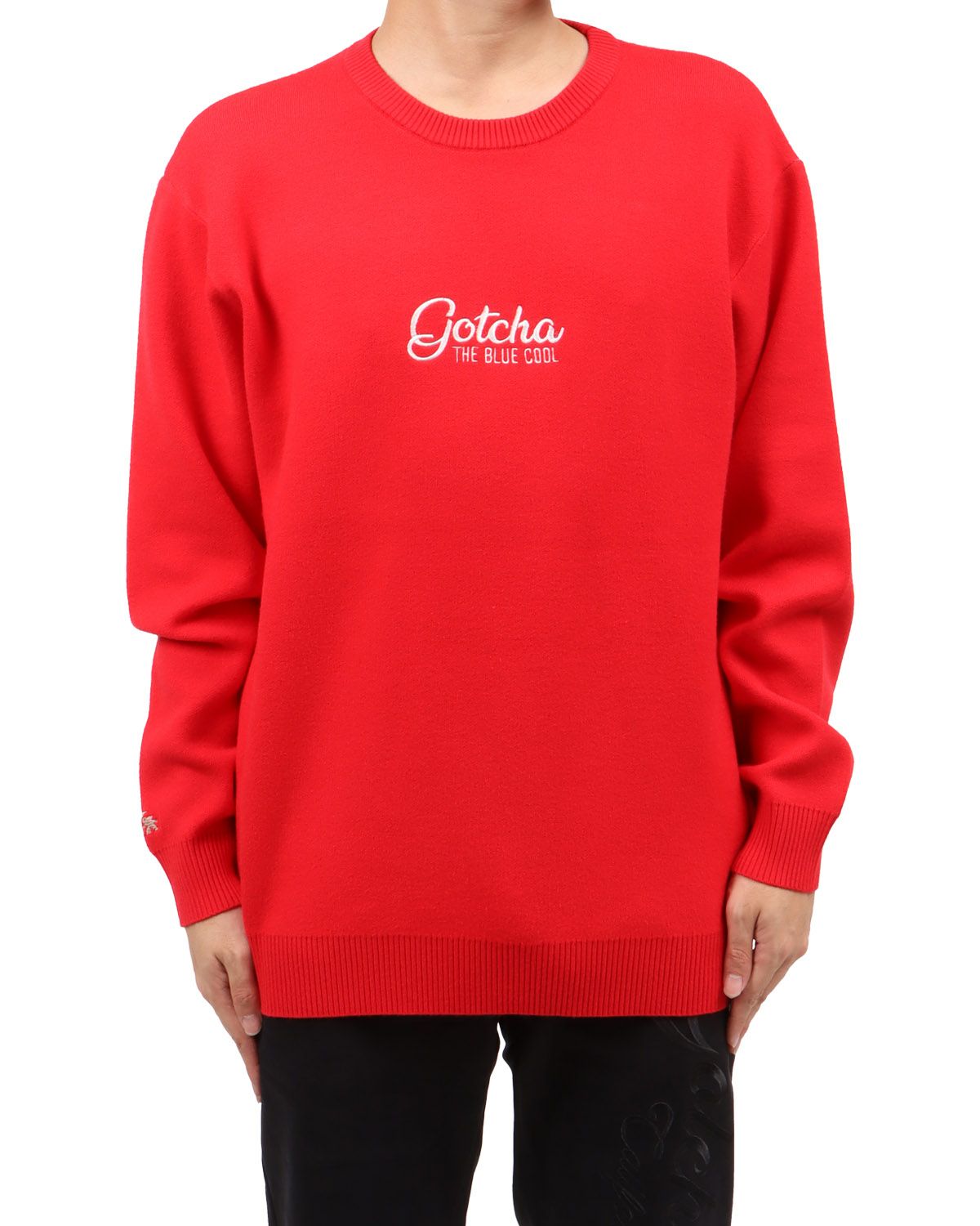 レッド：173cm63kg(Lサイズ着用)