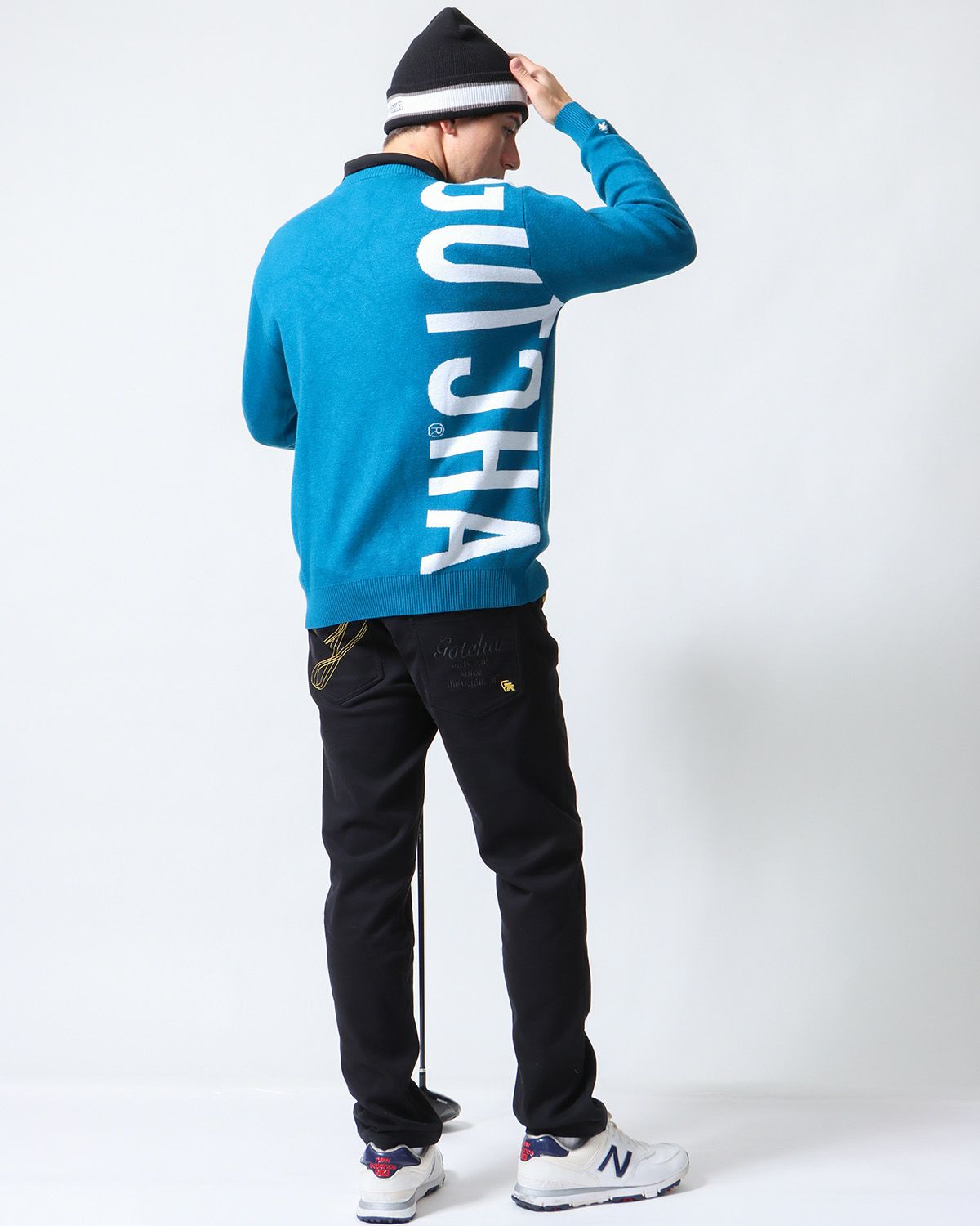 ブルー：180cm/70kg(Lサイズ着用)