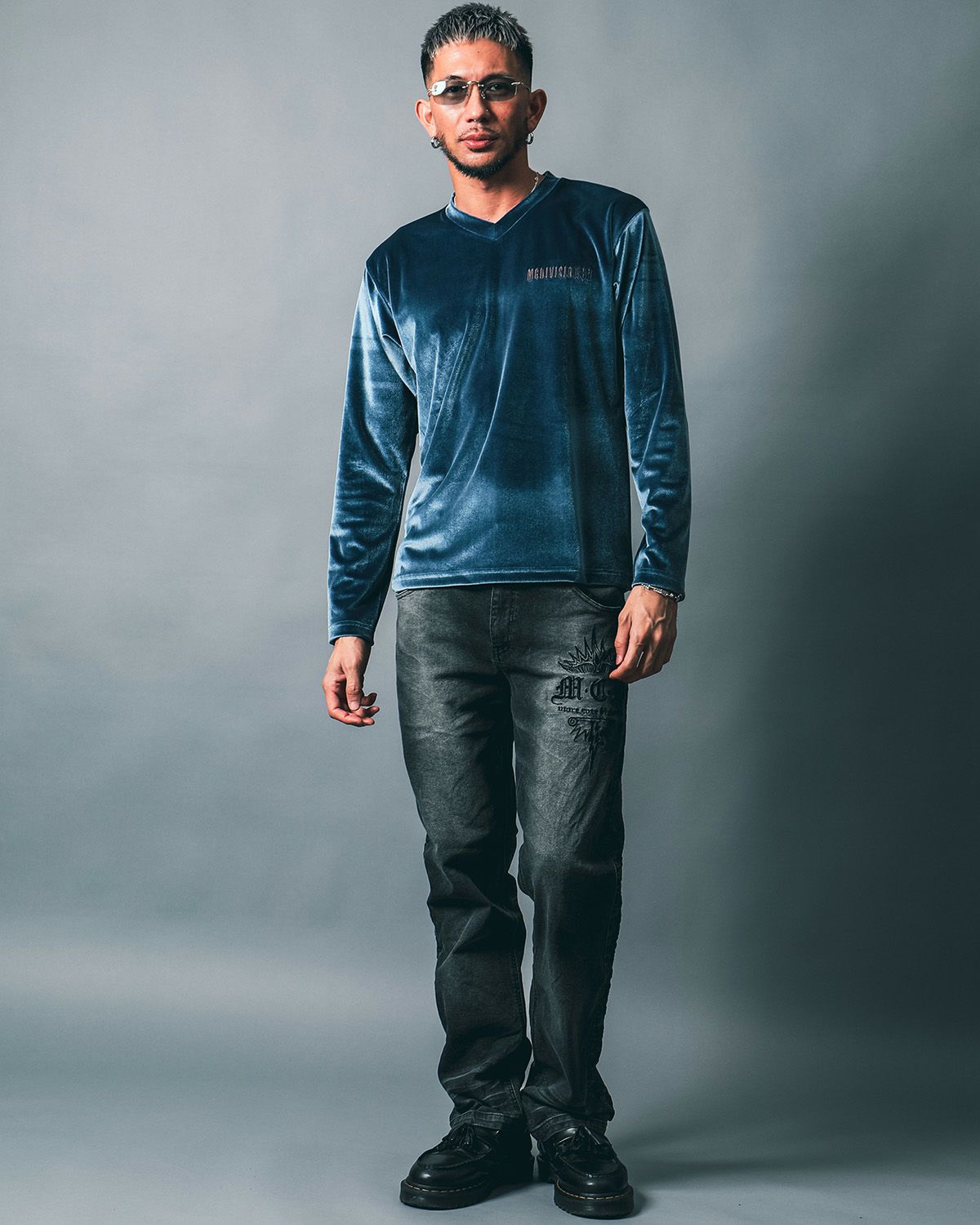 サックス:183cm(Lサイズ着用)