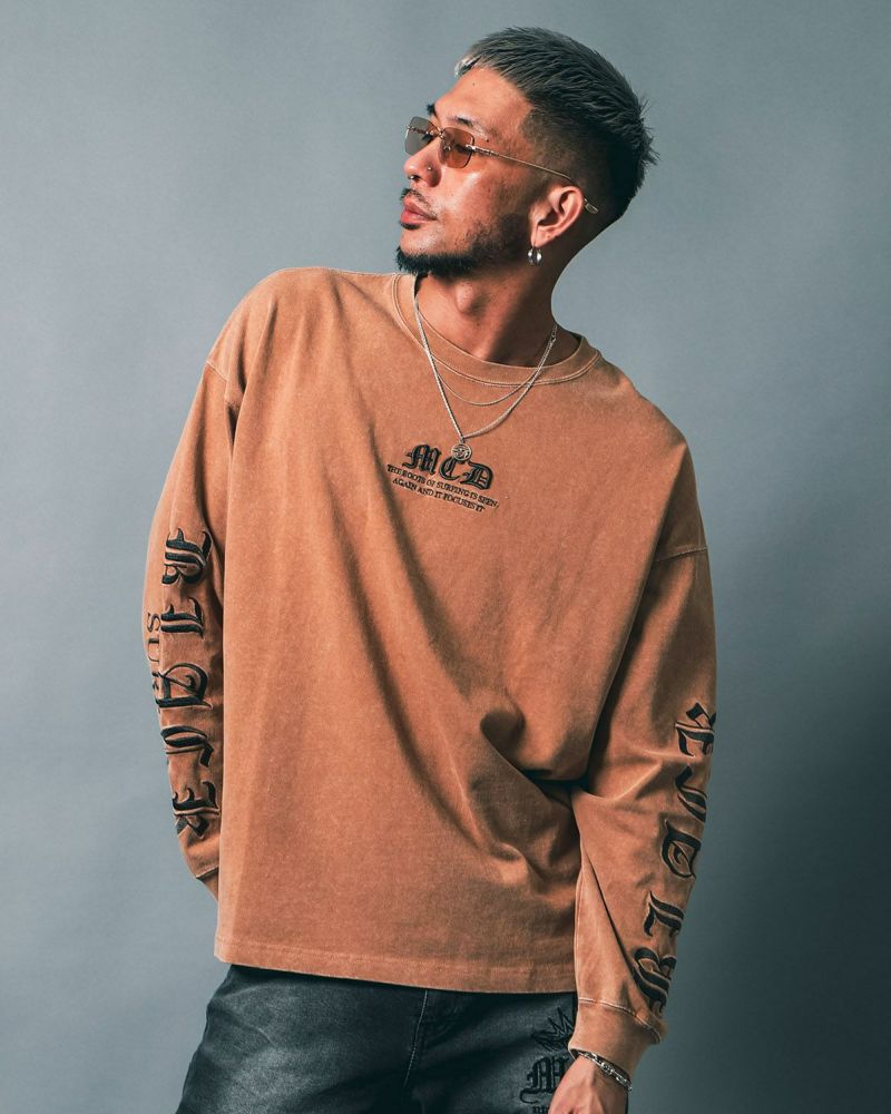 ベージュ:183cm(Lサイズ着用)