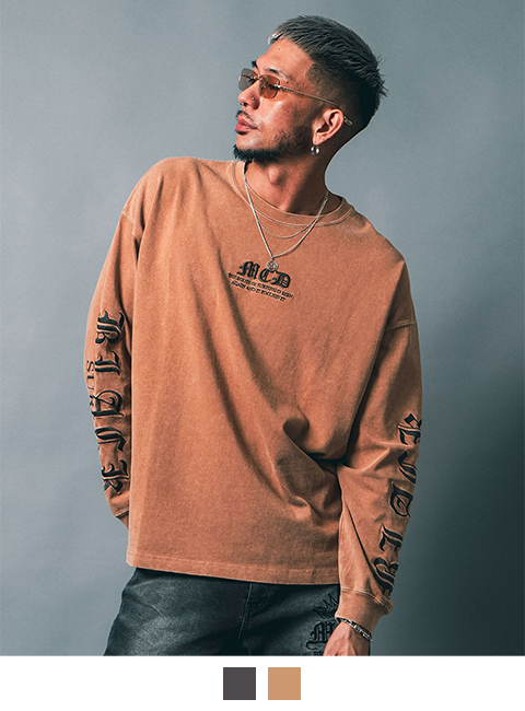 ベージュ:183cm(Lサイズ着用)