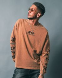 ベージュ:183cm(Lサイズ着用)