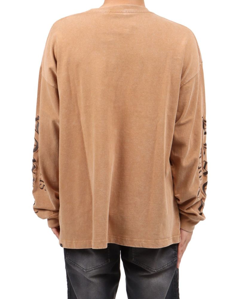 ベージュ：173cm63kg(Lサイズ着用)