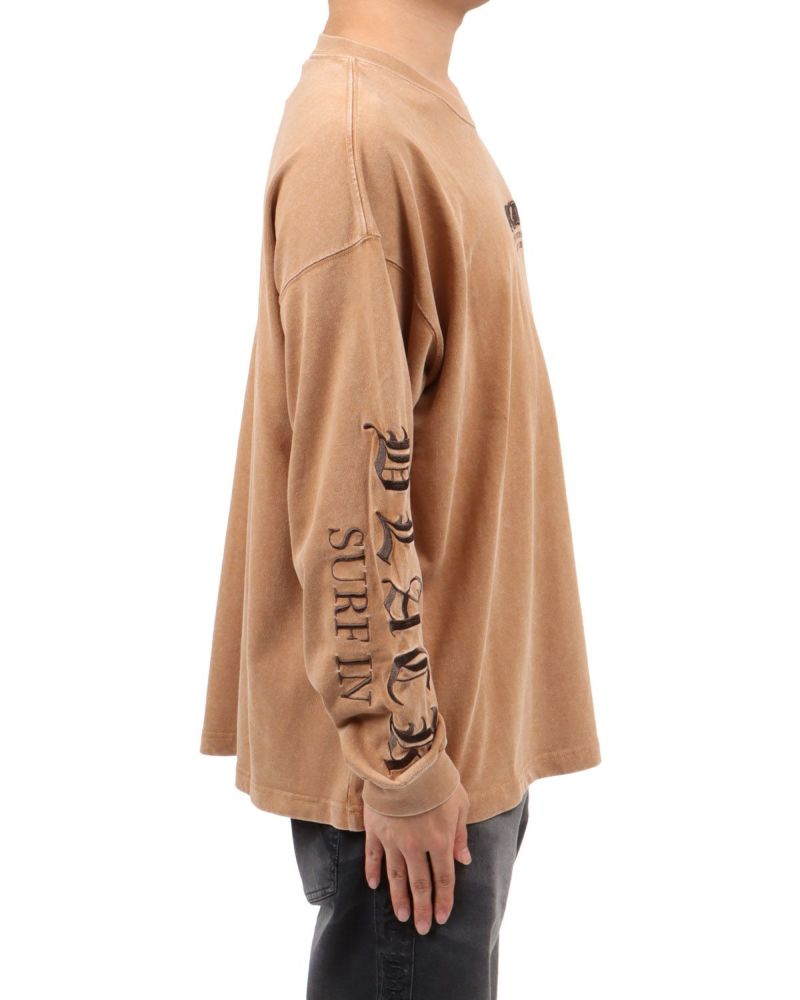 ベージュ：173cm63kg(Lサイズ着用)