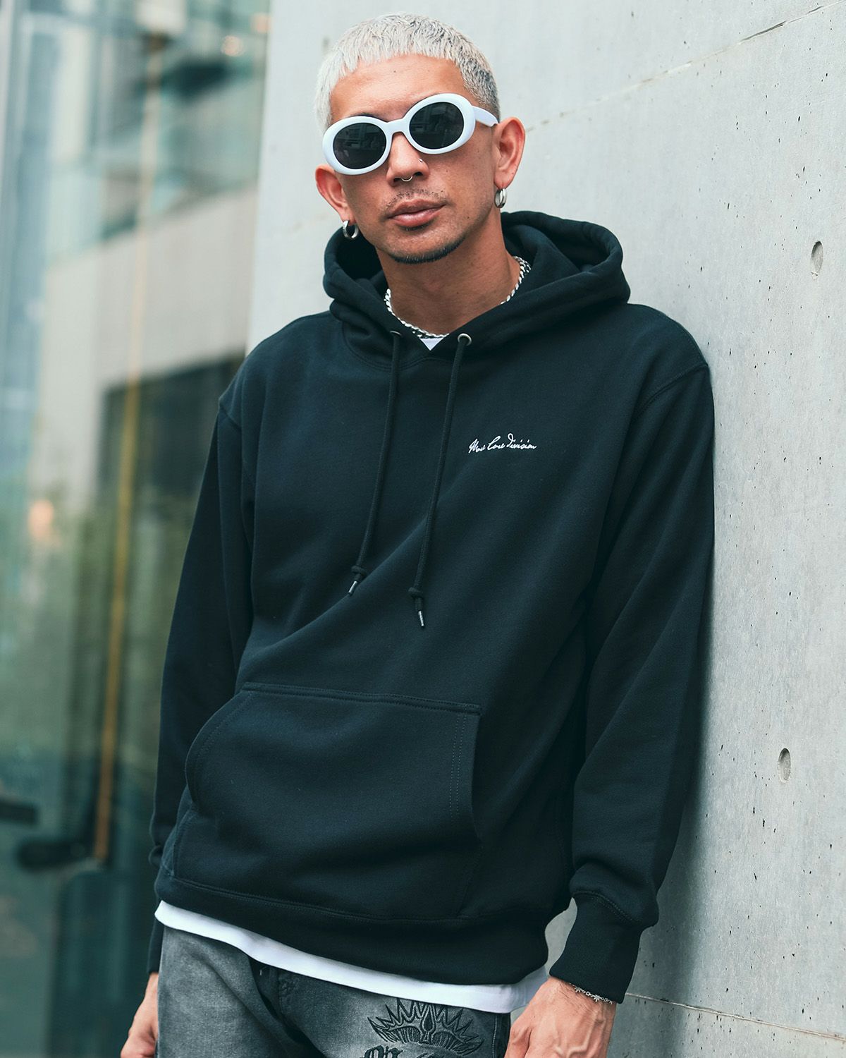 ブラック:183cm(Lサイズ着用)