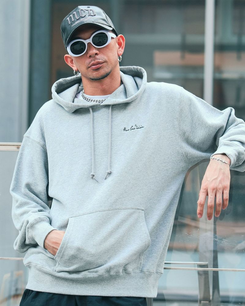 杢グレー:183cm(Lサイズ着用)