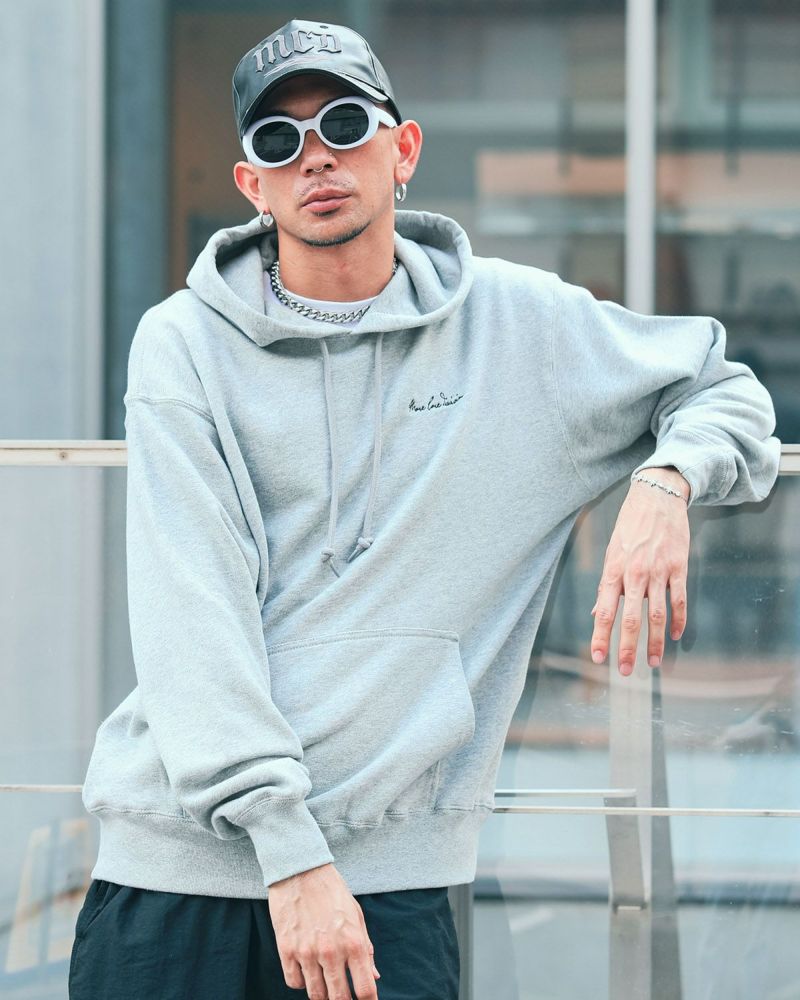 杢グレー:183cm(Lサイズ着用)