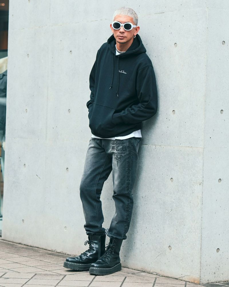 ブラック:183cm(Lサイズ着用)