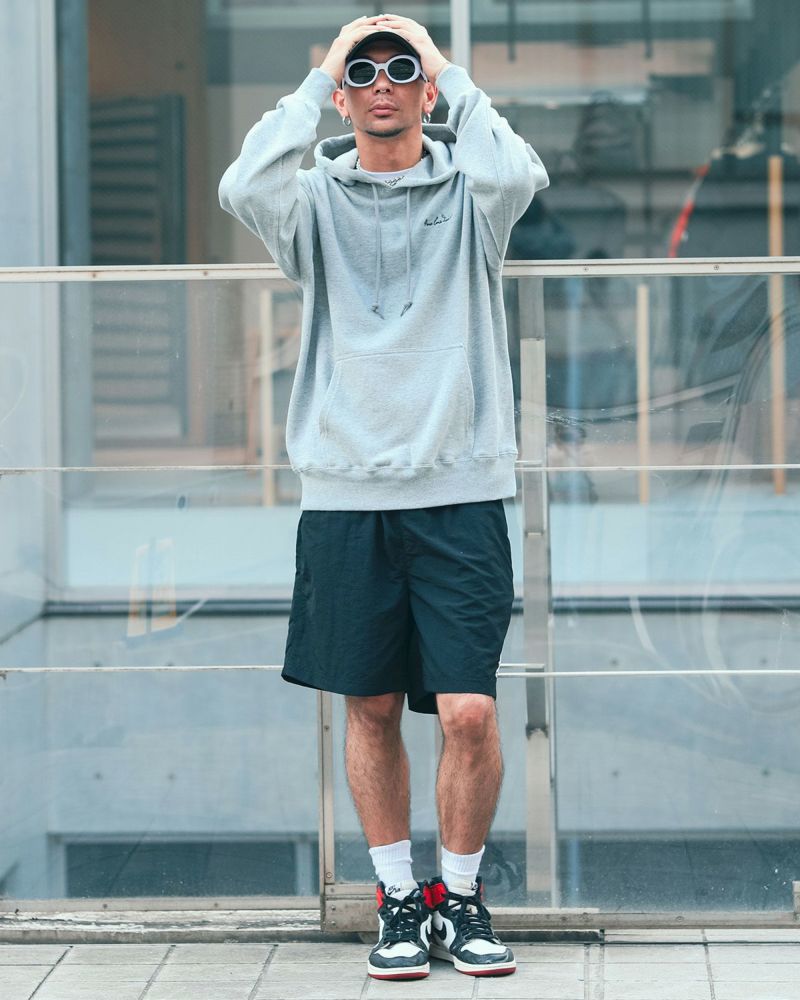 杢グレー:183cm(Lサイズ着用)