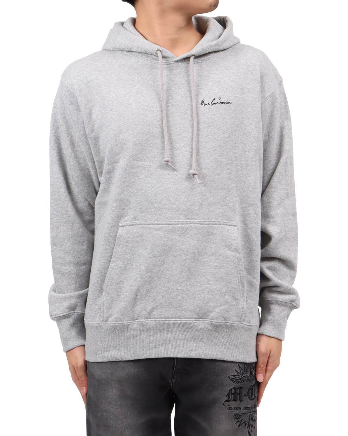 杢グレー：173cm63kg(Mサイズ着用)