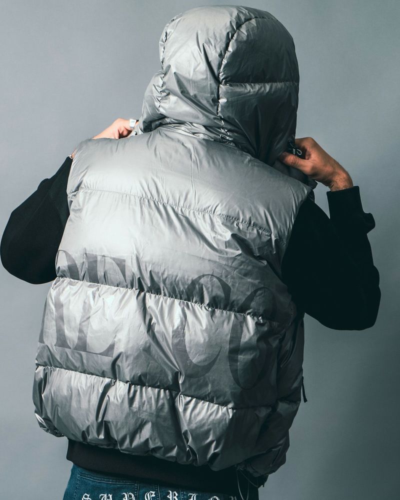 グレー:183cm(Lサイズ着用)