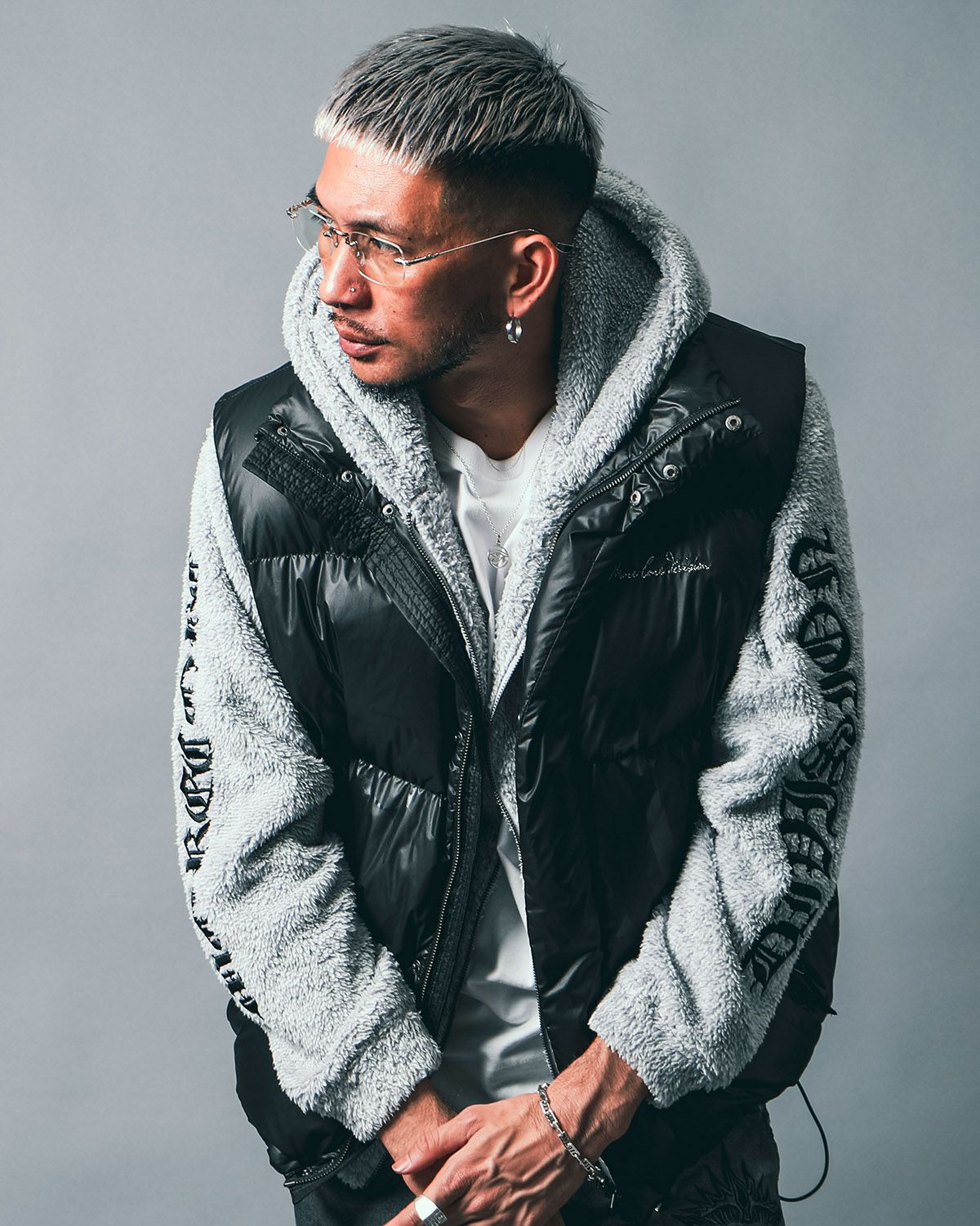 ブラック:183cm(Lサイズ着用)