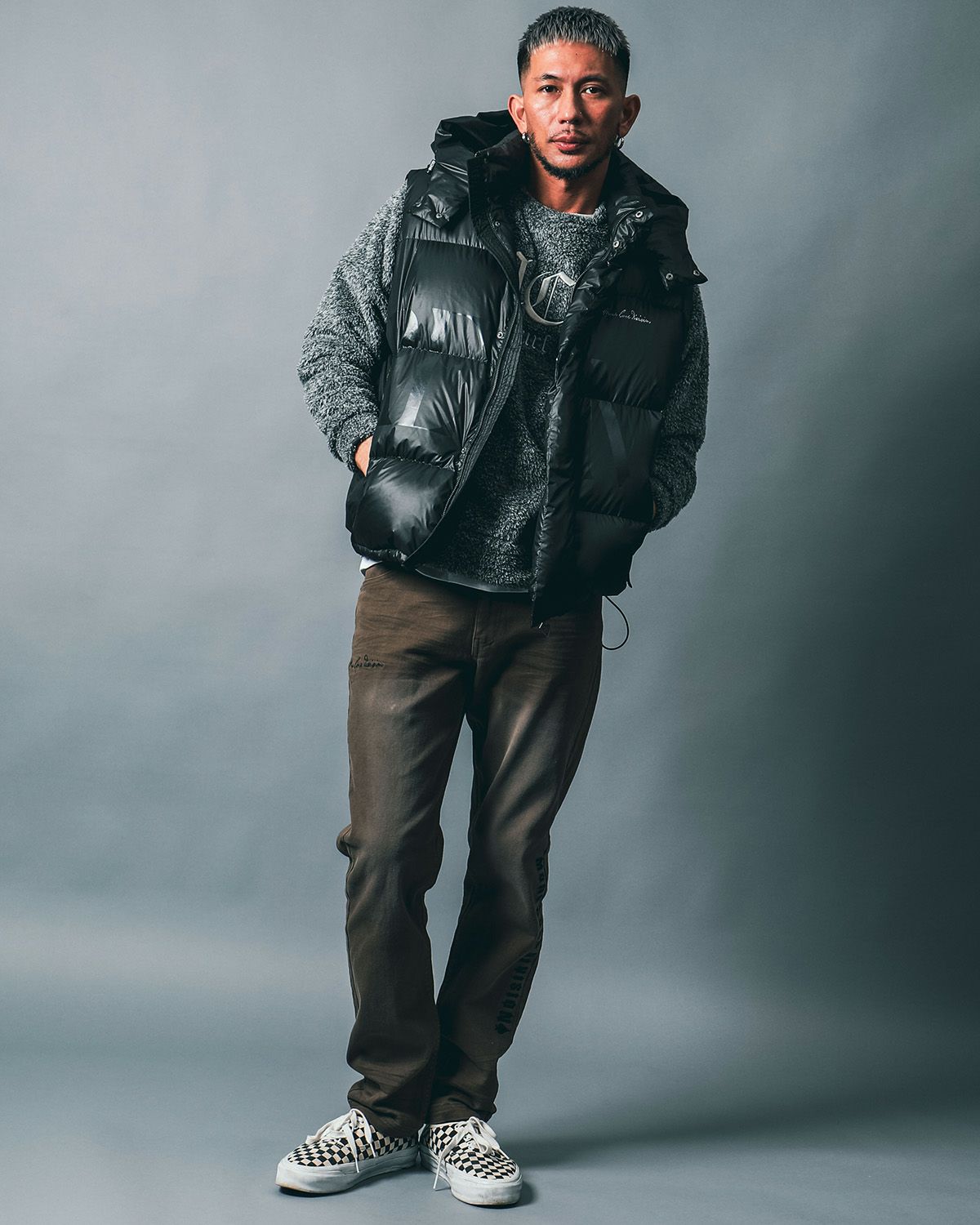 ブラック:183cm(Lサイズ着用)