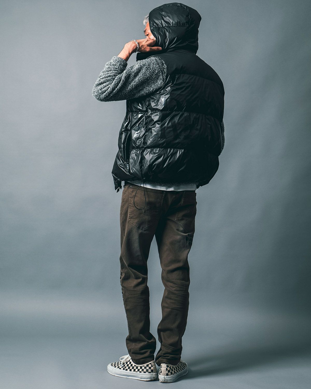 ブラック:183cm(Lサイズ着用)