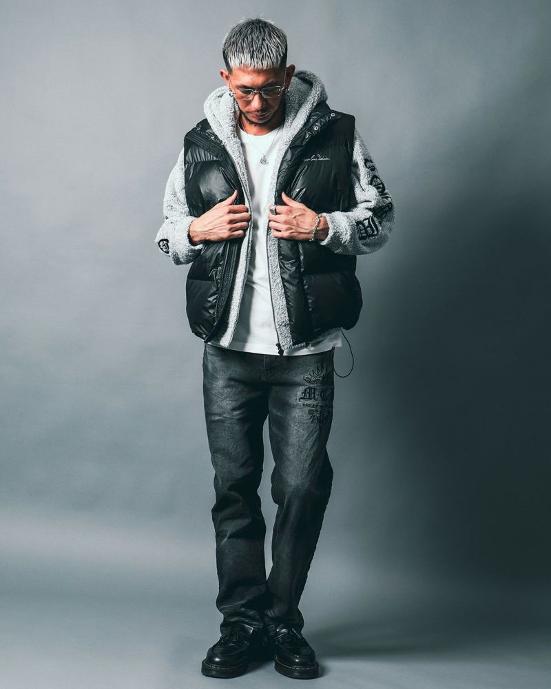 ブラック:183cm(Lサイズ着用)