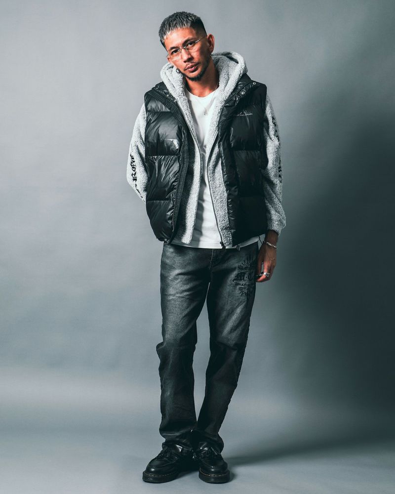 ブラック:183cm(Lサイズ着用)