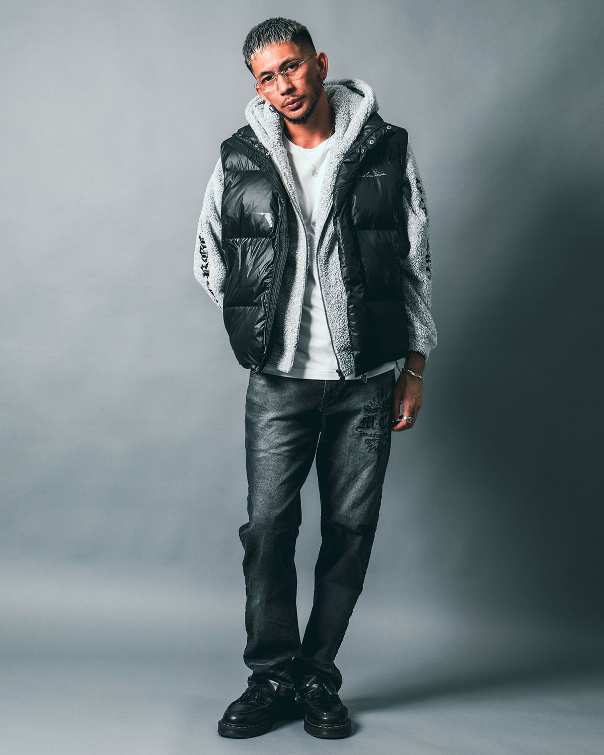 ブラック:183cm(Lサイズ着用)