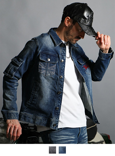 インディゴ:186cm(Lサイズ着用)