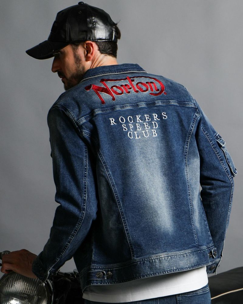 タフで動きやすい、刺繍で魅せる NORTON DENIM JACKET – PEET ONLINE STORE