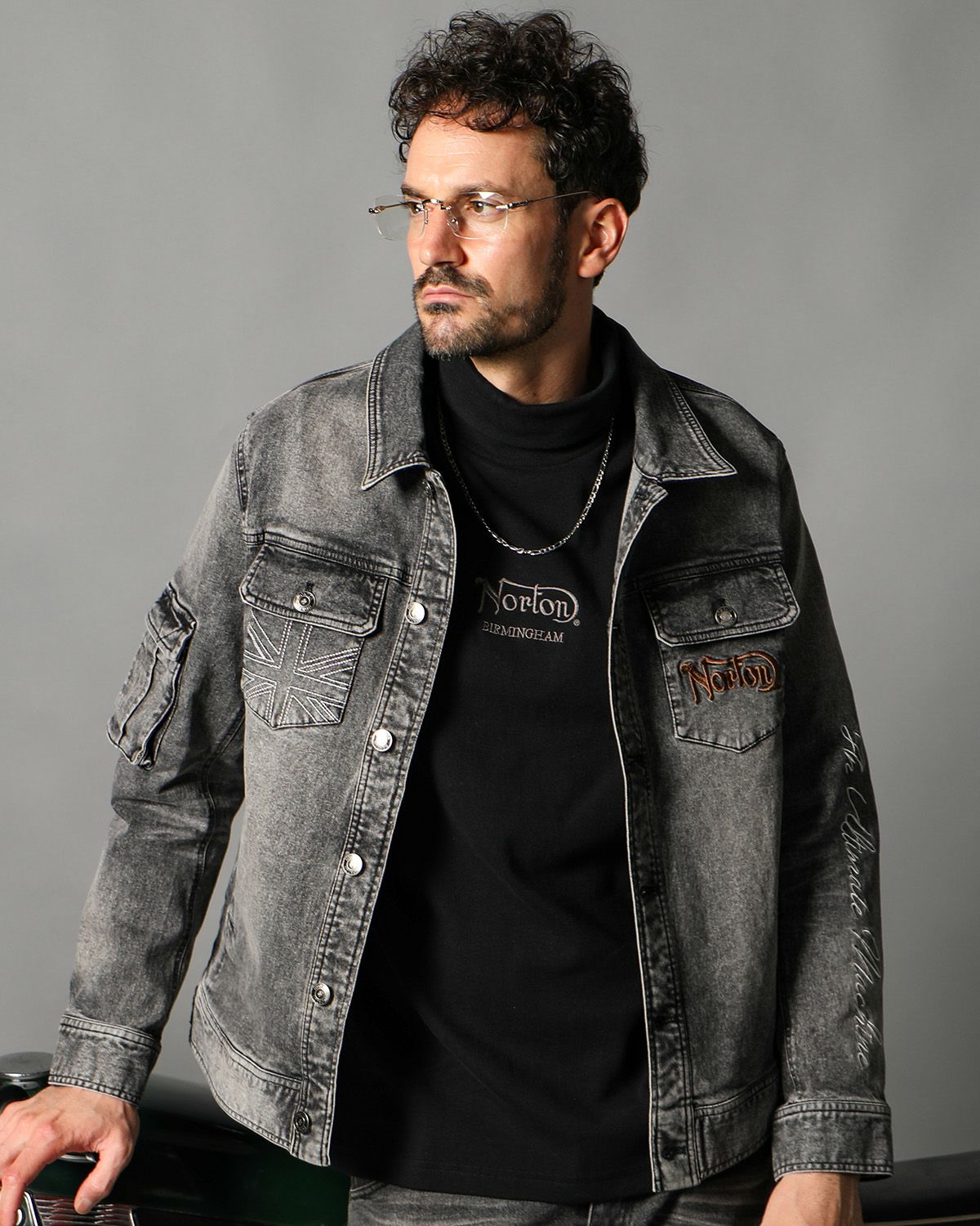 タフで動きやすい、刺繍で魅せる NORTON DENIM JACKET – PEET ONLINE STORE