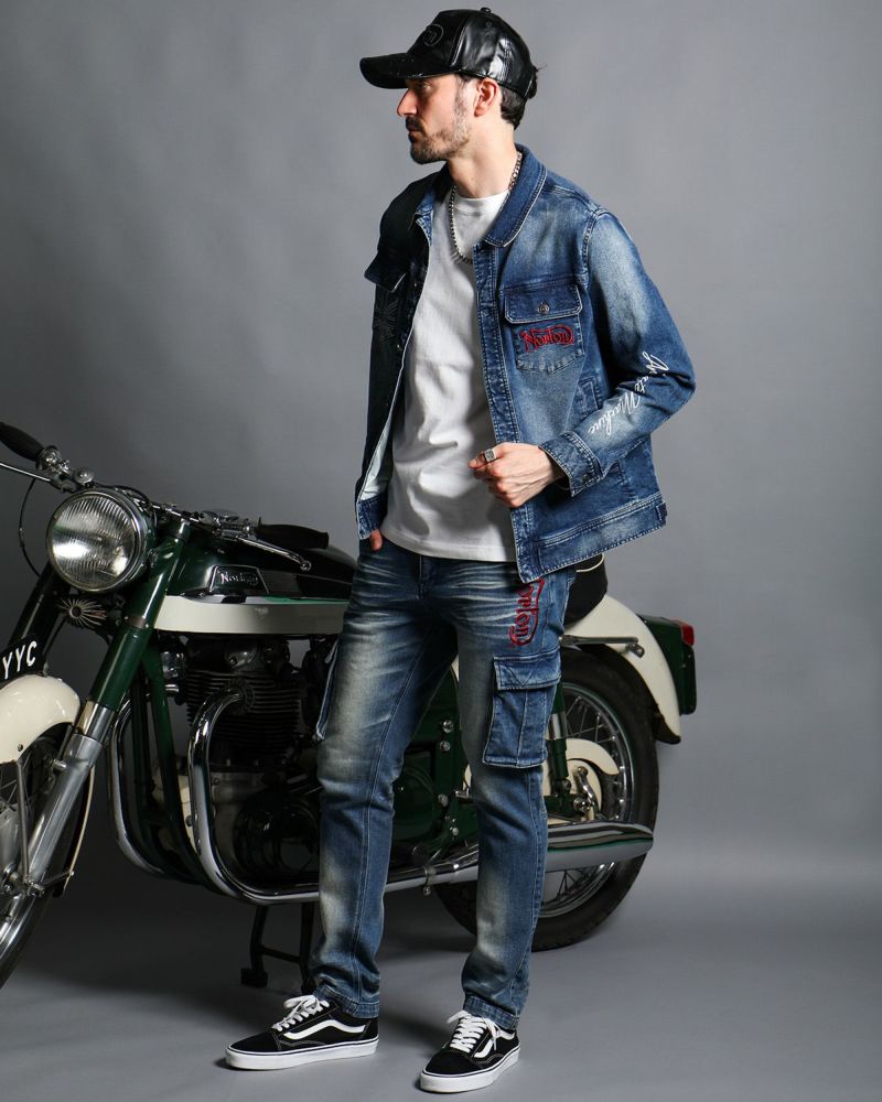 インディゴ:186cm(Lサイズ着用)