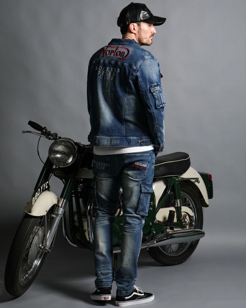 インディゴ:186cm(Lサイズ着用)