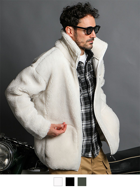 オフホワイト：186cm(XLサイズ着用)