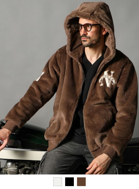 モカチャ：186cm(XLサイズ着用)