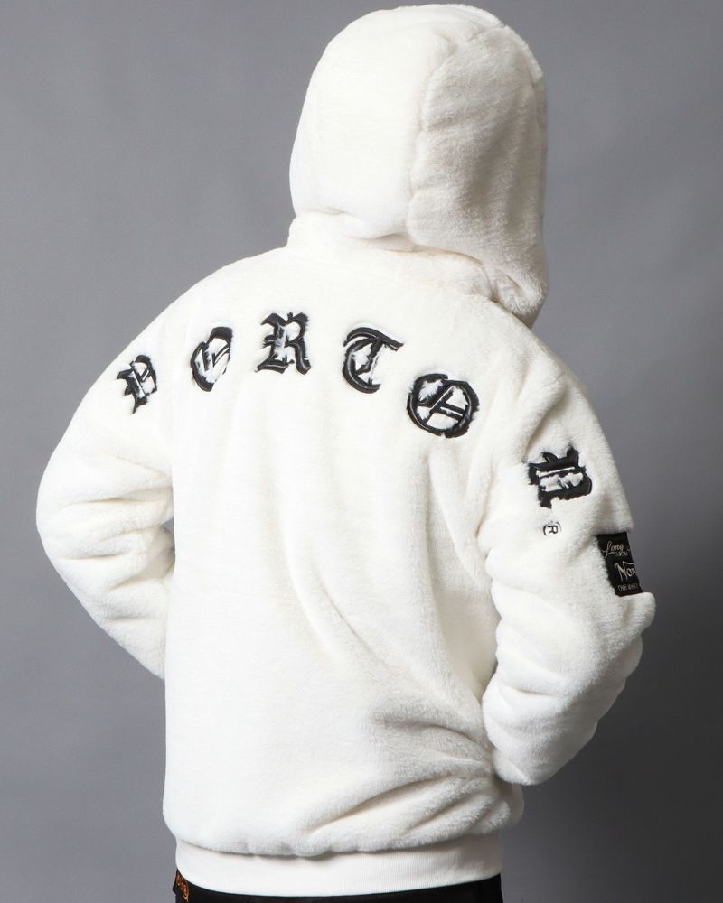 オフホワイト：178cm/75kg(Lサイズ着用)