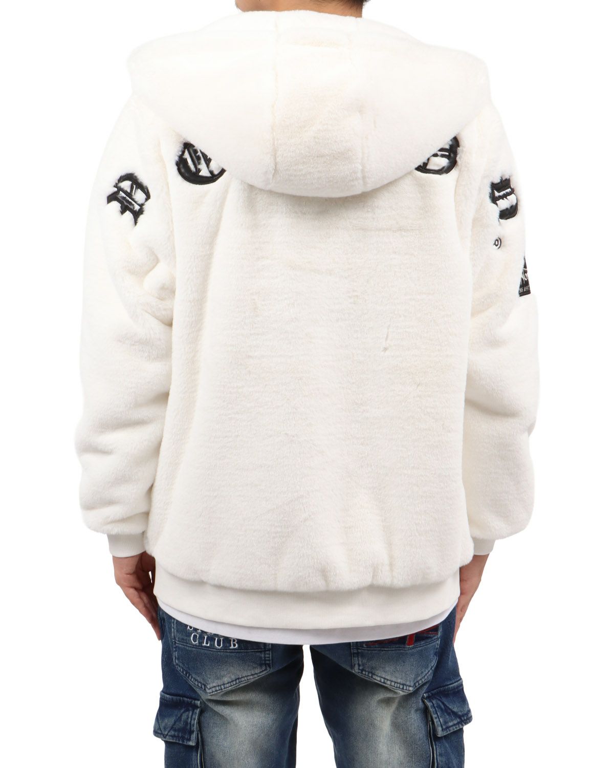 オフホワイト：173cm63kg(Lサイズ着用)