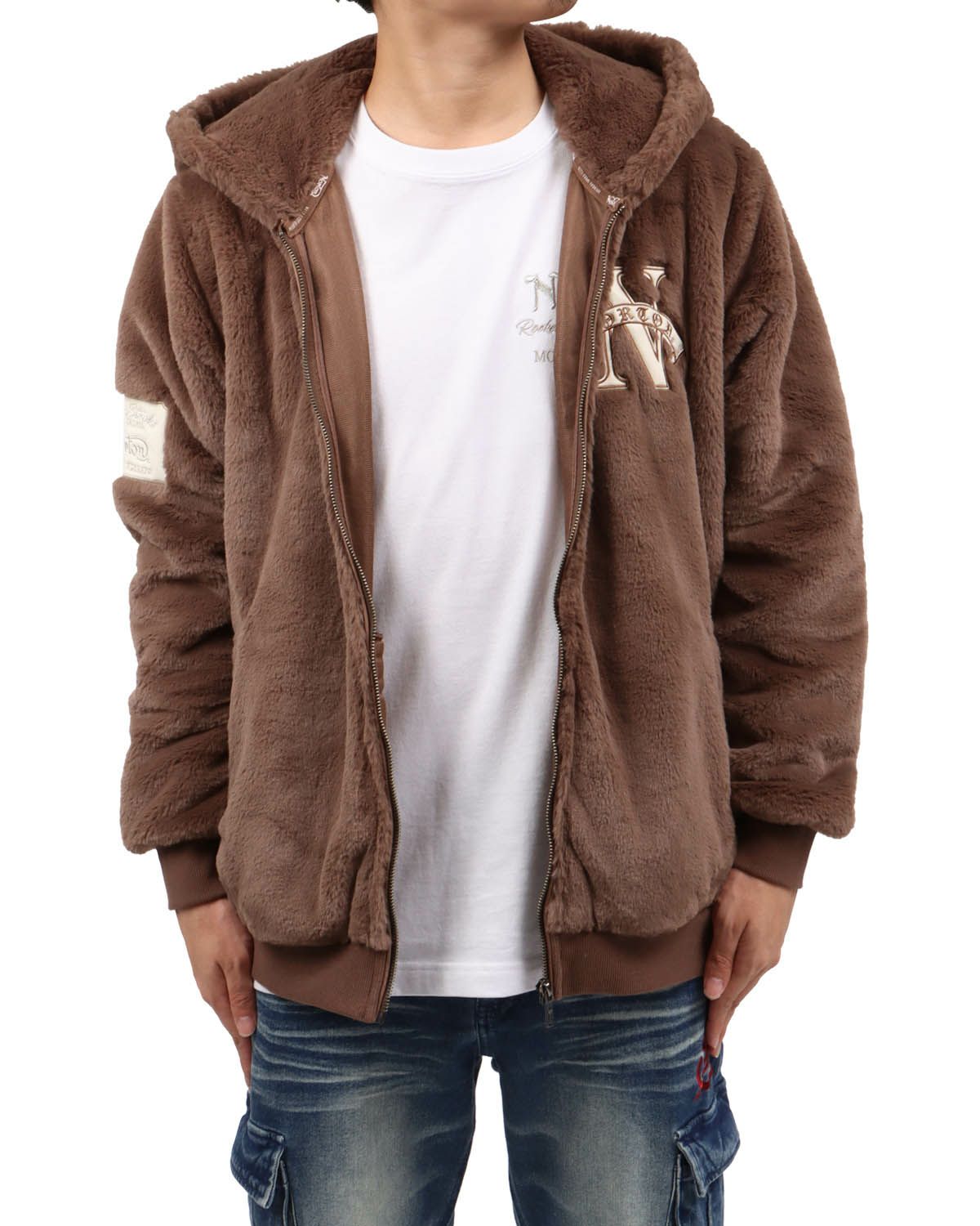 モカチャ：173cm63kg(Lサイズ着用)