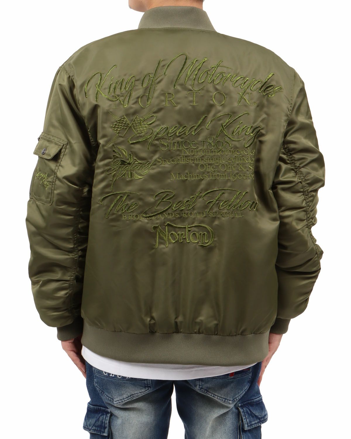 カーキ：173cm63kg(Lサイズ着用)