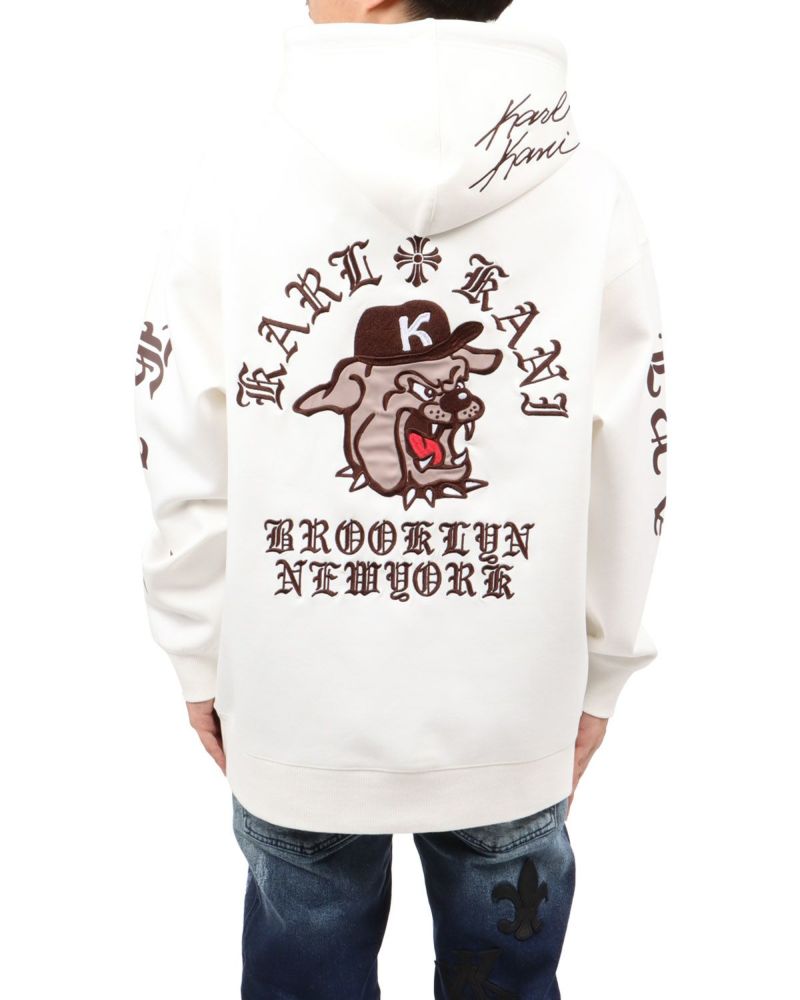 Karl Kani] ダンボールニット ブルドッグ プルパーカー | PEET ONLINE