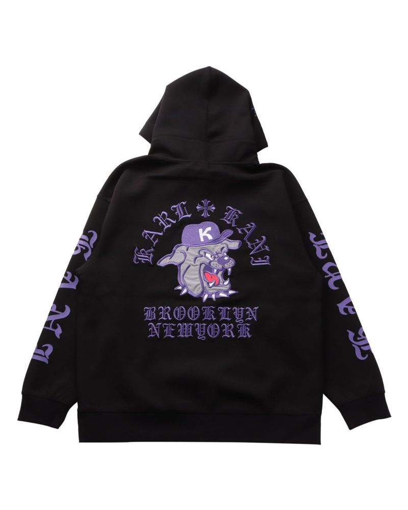 Karl Kani] ダンボールニット ブルドッグ プルパーカー | PEET ONLINE