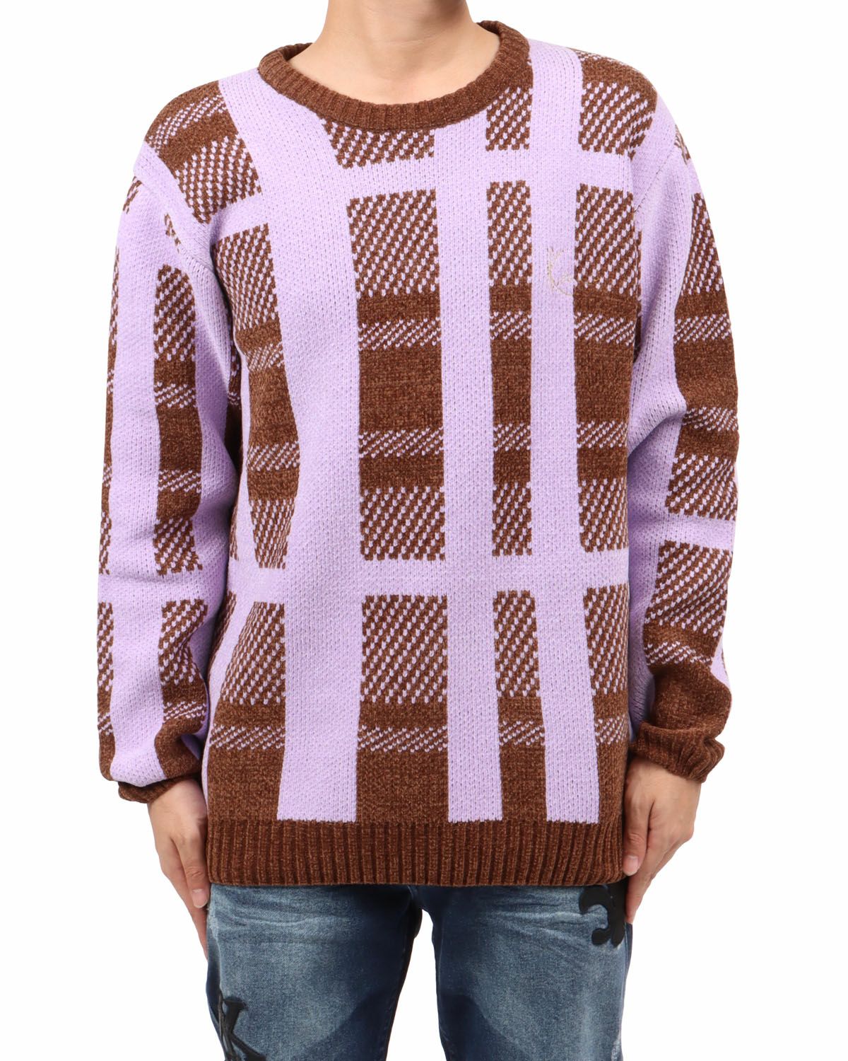 ブラウン：173cm63kg(Lサイズ着用)