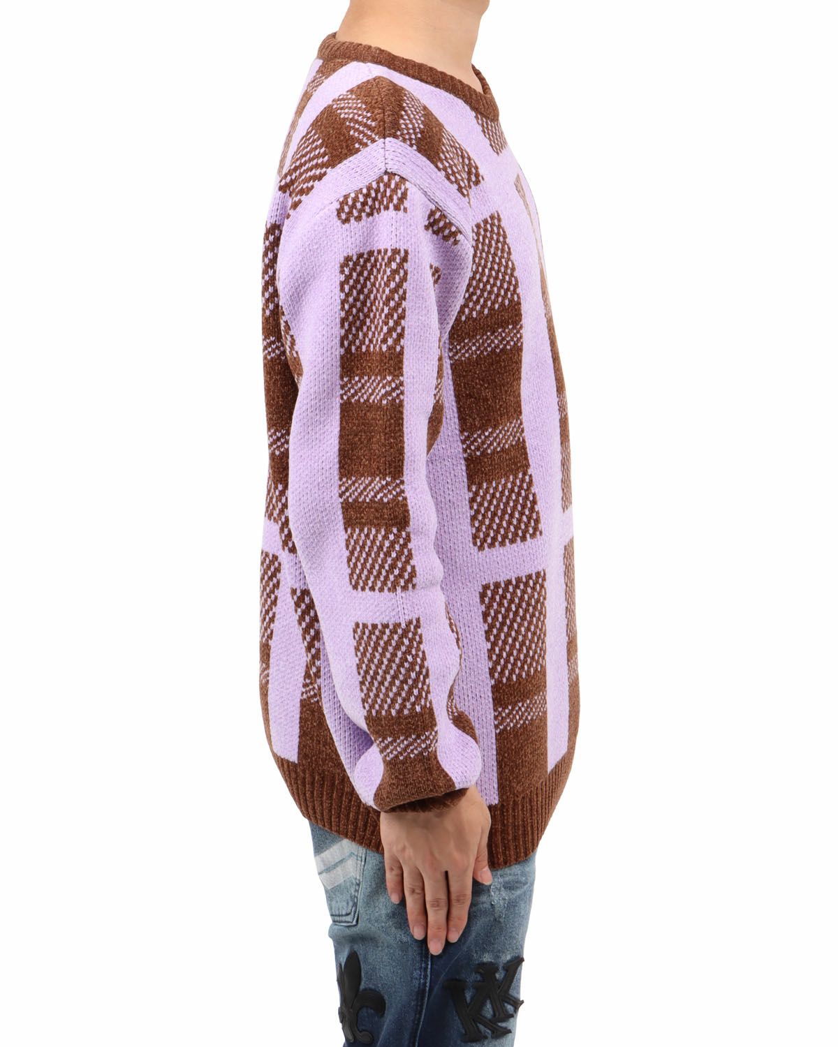 ブラウン：173cm63kg(Lサイズ着用)