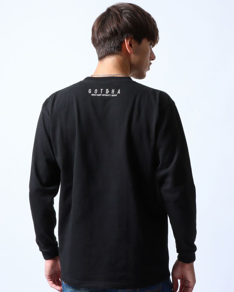 ブラック：180cm/70kg(Lサイズ着用)