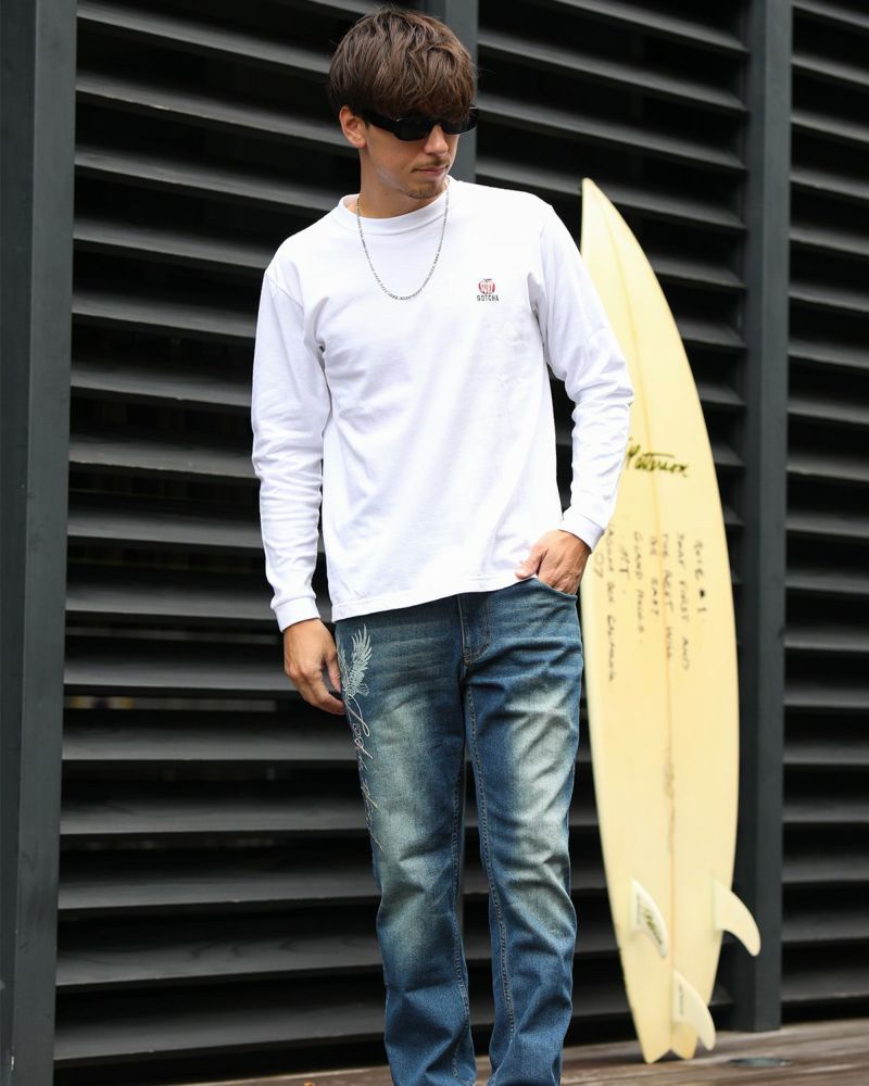 ホワイト：180cm/70kg(Lサイズ着用)