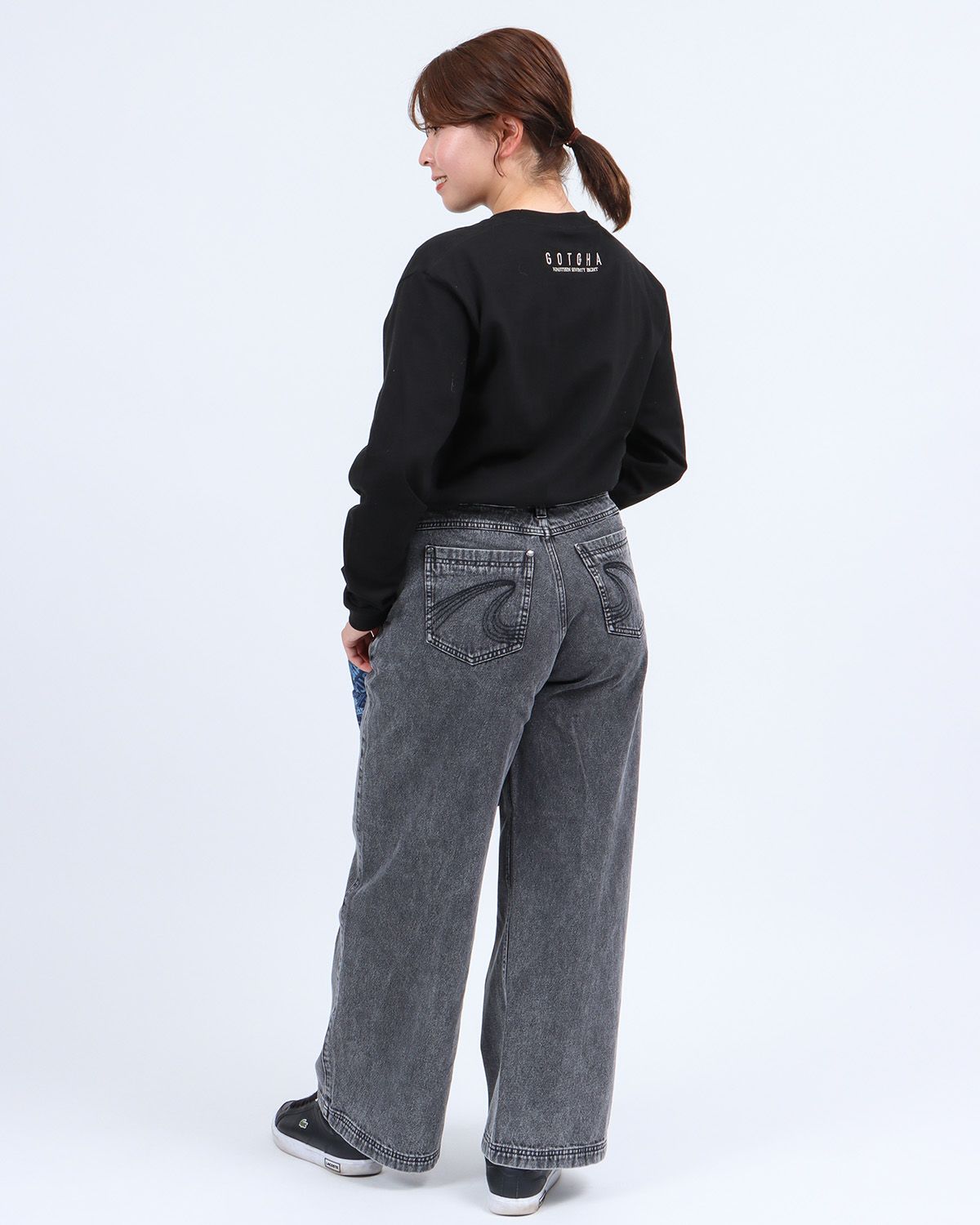 ブラック：157cm(Mサイズ着用)